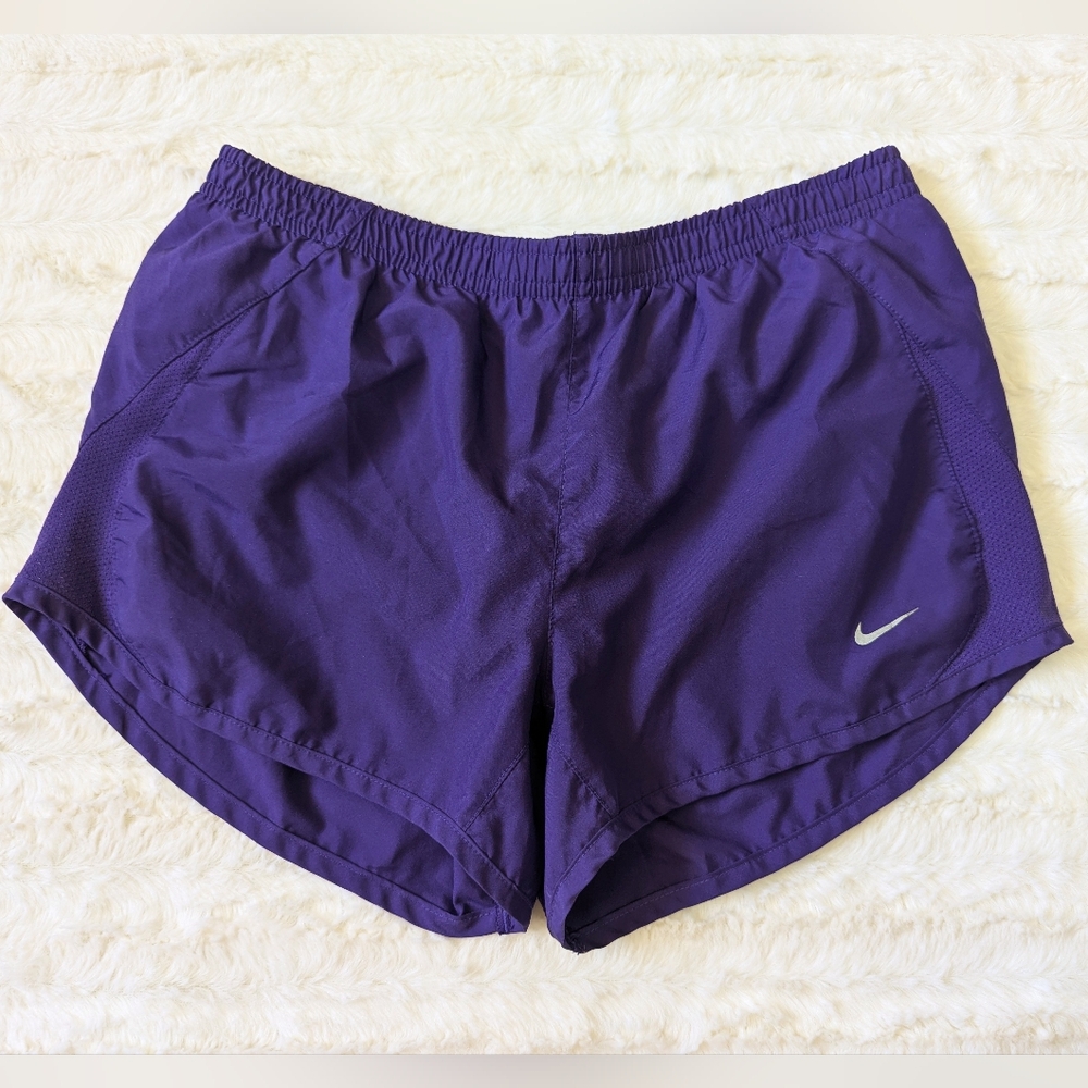 Nike Purple Athletic Shorts Lightweight Elastic Waist